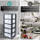 Neat. 5 Plastic Storage Drawers Unit with See-Through Drawers, Compact 5