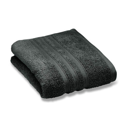 Catherine Lansfield Catherine Lansfield Zero Twist Cotton 90x140cm Bath Sheet Charcoal Gre
