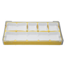Cutie de depozitare independentă pentru piese de ceas cu design stivuibil, cutie de depozitare pentru piese de ceas cu material acrilic, organizator