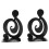Διακοσμητικά βιβλιοστάτες με μουσικό θέμα, ανθεκτικά μεταλλικά βιβλιοστάσια, 1