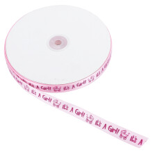 Fita de cetim de poliéster para artesanato, ideal para projetos DIY e decoração de festas. Versátil, perfeita para embrulhar presentes em chás