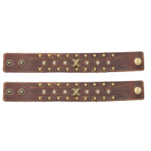 Bracelet en similicuir style rock pour homme, bracelet jonc gothique viking ajustable, qualité supérieure, design punk et gothique, tressé punk