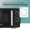 Belaco 800W Microwave Compact Size Microwave Oven with Manual Control, 5