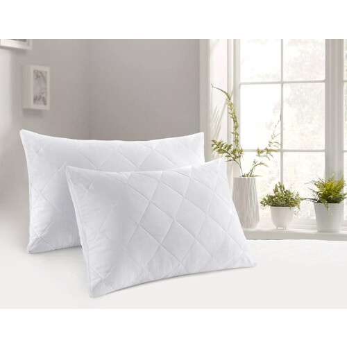 Adam Home Quilted Pillow Protectors 2 Pack (50 x 75 CM) - Soft Poly Co 1