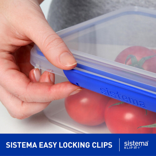 Sistema Sistema KLIP IT Food Storage Container | 9.6 L | Stackable & Airtight 1