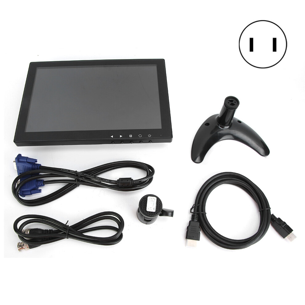 Cctv Monitor For Home Security Systems, Rear View Back Up Camera Monitor With Usb Multi Media Playback And Dual Speakers, Wall Mountable Adjustable 9138057843026