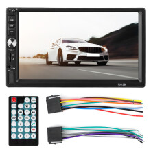 Bluetooth Car Stereo Touchscreen FM Radio Mirror Link Multimedia Player USB Input AUX Input Double Din Radio For Car Audio Enthusiasts