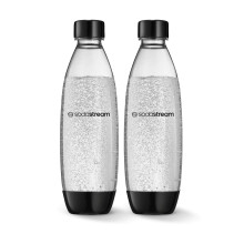 SodaStream 1 Litre Slim Reusable Dishwasher Safe Water Bottles Pack of