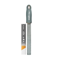 Microplane Zester Grater in Eucalyptus Green for Citrus Fruits, Hard C