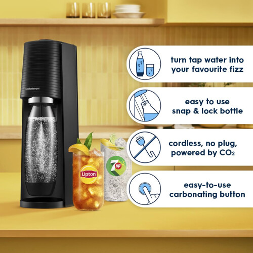 SodaStream SodaStream - Terra Sparkling Water Maker, Quick Connect CO2 System, In 1