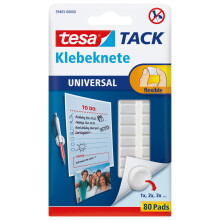 tesa Tack Universal Adhesive Putty Alternative to Tacks and Pins, Whit