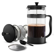 KICHLY 350ml Cafetiere 2 Cup French Press Coffee Maker, Coffee Press a