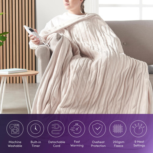 Emperial Luxury Heated Blanket | Electric Blanket | Extra Large Heated 2