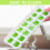Ice Cube Trays, 2 packs Ice Cube Moulds with No-Spill Removable Lid, E 4