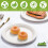 Ask Packaging Strong Paper Plates (9 Inch / 50-Pack) 100% Compostable 3