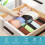 Vtopmart 8 Pack Drawer Dividers, 3.2" High Expandable from 12.2-21.4" 5
