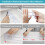Vtopmart 8 Pack Drawer Dividers, 3.2" High Expandable from 12.2-21.4" 3
