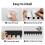 pickpiff Key Holder for Wall Self Adhesive, Key Hooks with 8 Hooks Wal 6