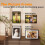 RUN HELIX A2 Picture Frame, 3 Pack Black A2 Frames 42 x 59,4cm for Wal 5