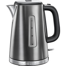 Russell Hobbs Luna Grey Stainless Steel 1.7L Cordless Electric Kettle