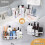 PKBD Rustproof Stainless Steel Shower Caddy 5 Pack, Bathroom Storage A 5