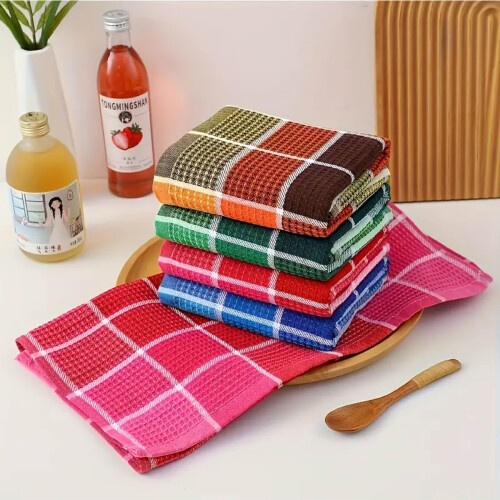 RMTech Premium Cotton Tea Towels Set– Super Absorbent, Durable & Soft, 1