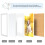 FamiPrts A2 Frame, Wooden A2 Picture Frames, Versatile White Frame, Du 5