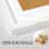 FamiPrts A2 Frame, Wooden A2 Picture Frames, Versatile White Frame, Du 4
