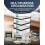TANNESS - 4 Pack 30L Underbed Storage Boxes with Lids | Clear Plastic 5