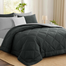 Aisbo Coverless Duvet Double 10.5 Tog - 200x 200cm, Dark Gray Cosy and