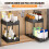 PurKeep 2Pack Under Sink Storage - 2 Tier Sliding Kitchen Storage Unde 3