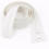 White 40" (101.5cm) Heavy-Duty Chunky Zip – Separating Style, Strong # 1