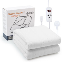Sunkissoon Electric Blanket,Heated Electric Underblanket with 4 Heat S