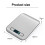 Kitchen Scales Digital, 11lb/5kg Ultra Thin Food/Cooking/Baking Scale, 3