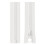 White 40" (101.5cm) Heavy-Duty Chunky Zip – Separating Style, Strong # 7
