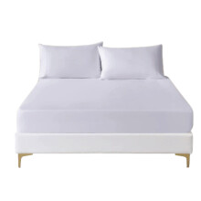 Funky Gadgets Super King Size Deep Fitted Sheets- White 100% Egyptian