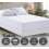 Funky Gadgets Super King Size Deep Fitted Sheets- White 100% Egyptian 7