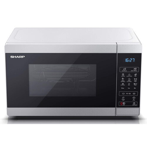 Sharp SHARP YC-MG02U-S Compact 20 Litre 800W Digital Microwave with 1000W Gr 2
