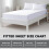 Funky Gadgets Super King Size Deep Fitted Sheets- White 100% Egyptian 3
