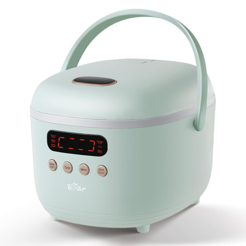 Bear Small Rice Cooker 4 Cups Uncooked, 6 Cooking Functions, Advanced