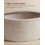 VASAGLE VASAGLE LET223W10 Small Round Coffee Table, Side Table with Fabric Bas 6
