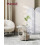 VASAGLE VASAGLE LET223W10 Small Round Coffee Table, Side Table with Fabric Bas 2