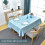 Plenmor Table Cloth Wipeable Tablecloth Waterproof Plastic Wipe Clean 5