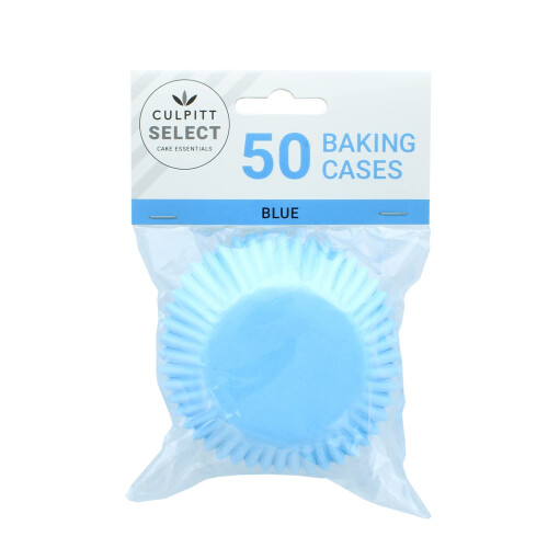 Culpitt Select Blue Baking Cases, Greaseproof Paper Baking Cups, 50mm 1