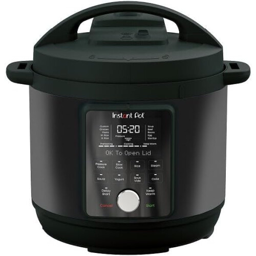 Instant Pot Duo Plus with WhisperQuiet Multi-Cooker 5.7L - Black, Elec