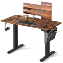 VASAGLE Electric Standing Desk, Height Adjustable Desk, 60 x 120 x (72