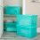Wham Wham Crystal 60 Liter Storage, Heavy Duty Plastic Storage Box With Lid 6