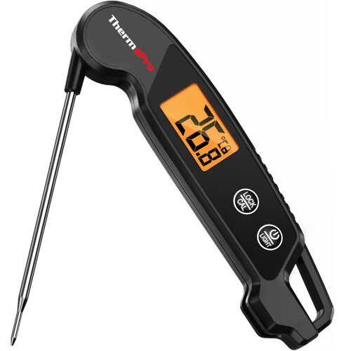 ThermoPro ThermoPro TP603B Digital Meat Thermometer for Kitchen, IPX6 Waterproof