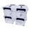 BARGAIN FACTORY 4 x Clear Plastic Storage Container Large Boxes With L 3