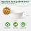 Ask Packaging 50 Pack Strong Paper Bowls – 240ml Small Disposable Comp 3